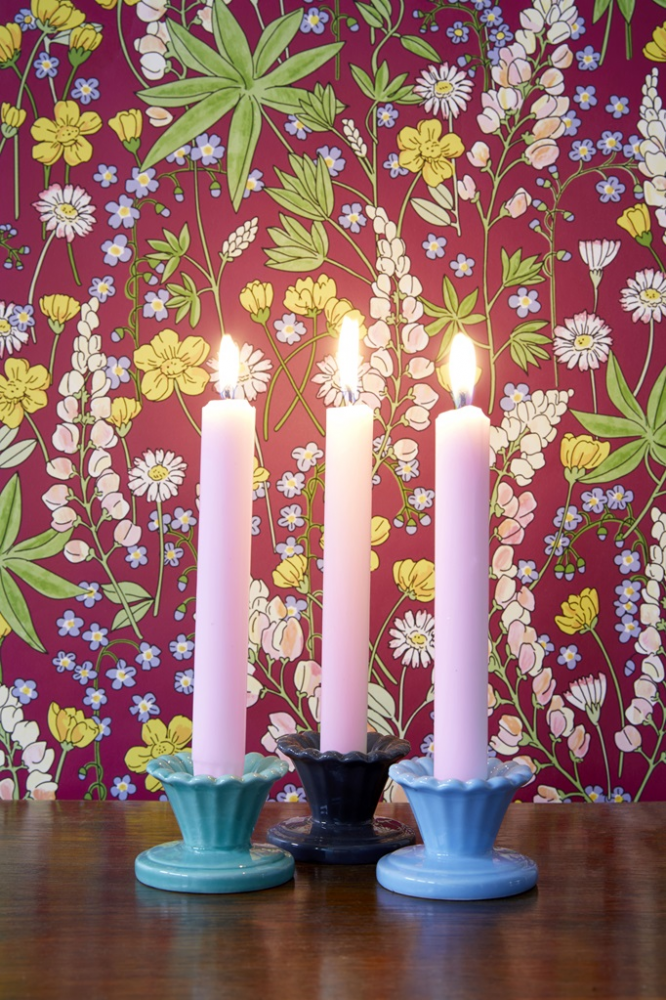 Small Ceramic Candle Holders By Rice DK
